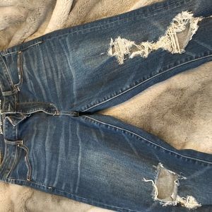 Hi rise skinny jeans